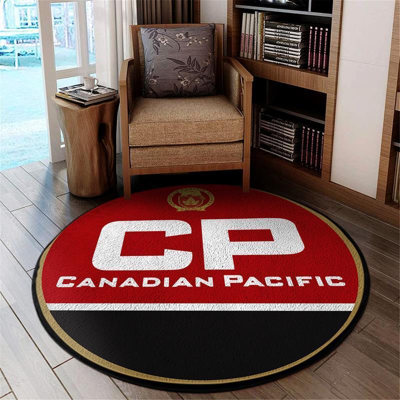 Cprr Living Room Round Mat Circle Rug Canadian Pacific Railway