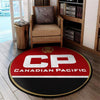 Cprr Living Room Round Mat Circle Rug Canadian Pacific Railway