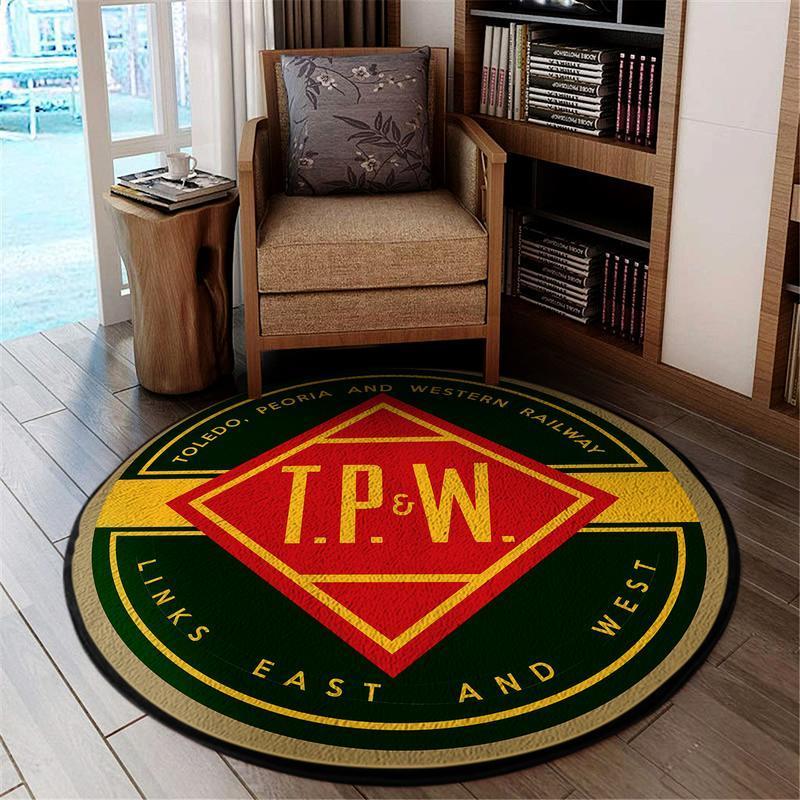 Toledo Living Room Round Mat Circle Rug Toledo, Peoria
