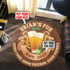 Personalized Pub Good Food Good Friends Good Drinks Living Room