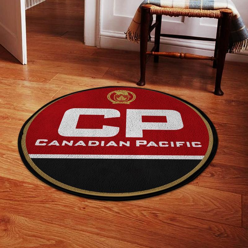 Cprr Living Room Round Mat Circle Rug Canadian Pacific Railway
