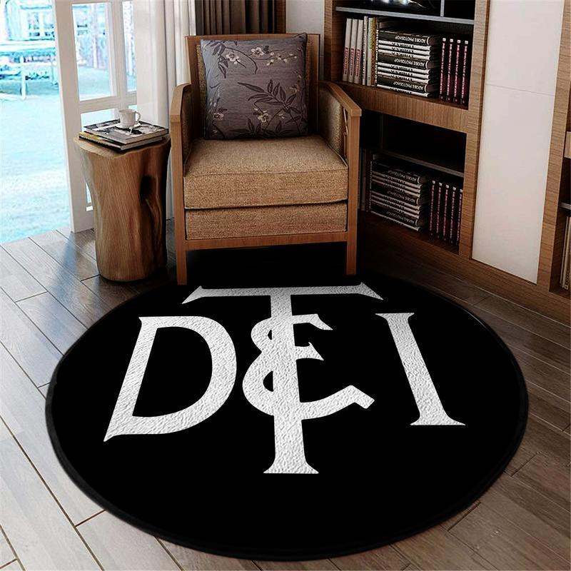 Detroit Living Room Round Mat Circle Rug Detroit Toledo Shore