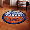 Dads Garage Fatherly Advice Living Room Round Mat Circle Rug