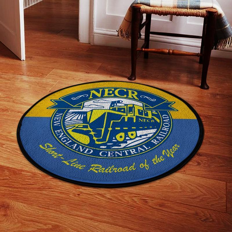 Necrr Living Room Round Mat Circle Rug New England Central