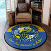 Necrr Living Room Round Mat Circle Rug New England Central