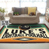 Personalized Billiards 8ball Living Room Round Mat Circle Rug