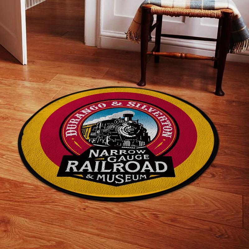 Durango Living Room Round Mat Circle Rug Durango and Silverton