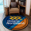 Ont Ontario Living Room Round Mat Circle Rug the Ontario