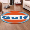 Lemans Living Room Round Mat Circle Rug Gulf Racing Lemans Steve