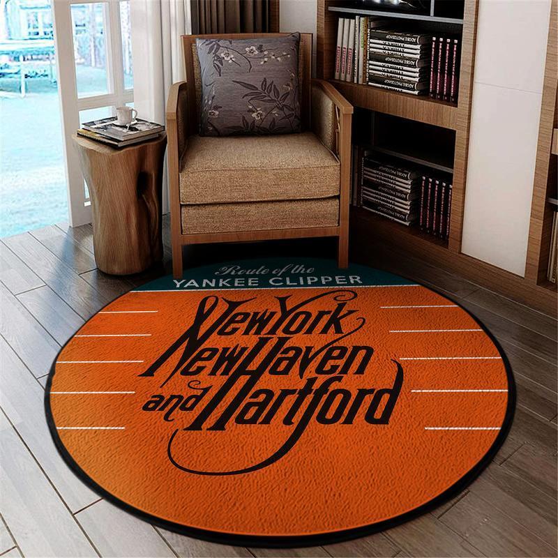 Nh Newhaven Living Room Round Mat Circle Rug New York