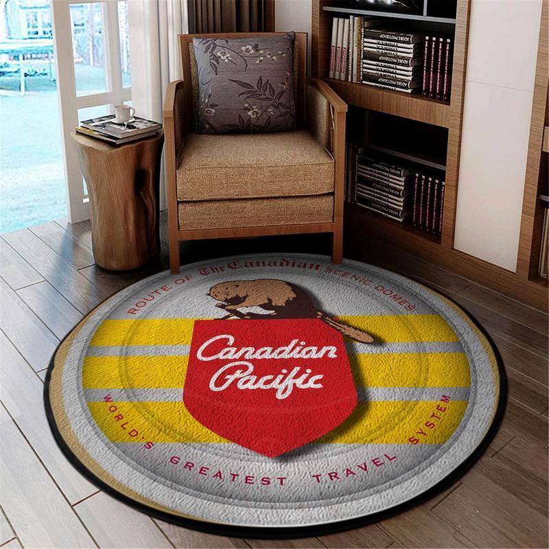 Cpr Living Room Round Mat Circle Rug Canadian Pacific Railroad