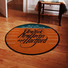 Nh Newhaven Living Room Round Mat Circle Rug New York