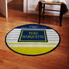 Marquette Living Room Round Mat Circle Rug the Pere Marquette