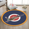 Supermarine Living Room Round Mat Circle Rug Supermarine