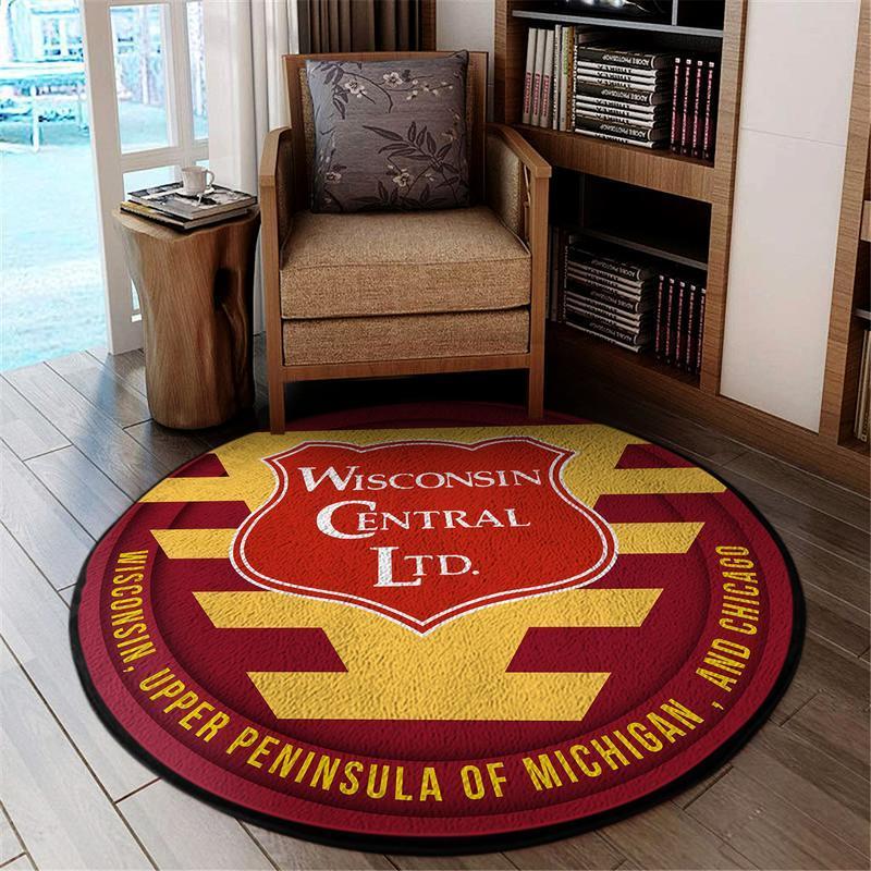 Wcl Living Room Round Mat Circle Rug Wcl Wisconsin Central