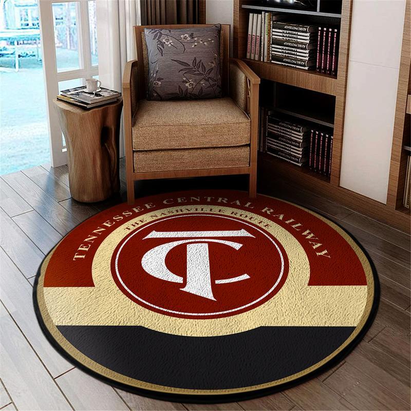 Tennessee Living Room Round Mat Circle Rug Tennessee Central