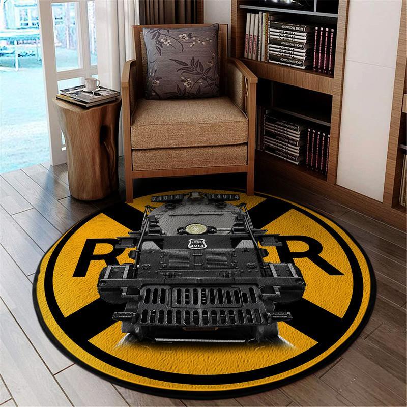 Unionpacific Living Room Round Mat Circle Rug Union Pacific Big