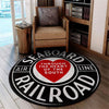 Sal Living Room Round Mat Circle Rug Sal Seaboard Air Line