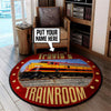 Personalized Kcs Kansas City Southern Railroad Living Room Round