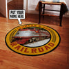 Personalize Tennessee Central Railway Living Room Round Mat