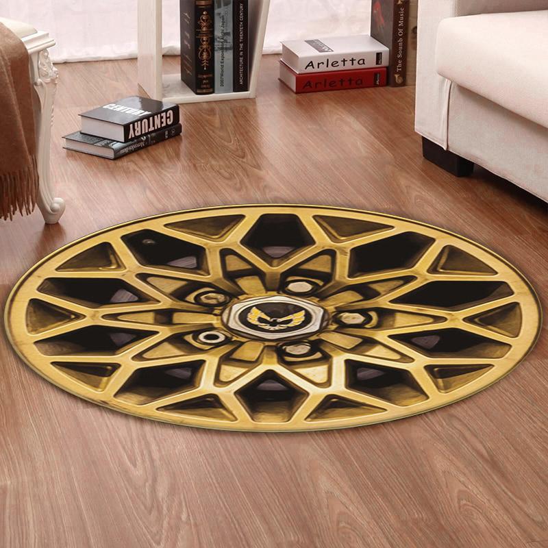 Bandit Living Room Round Mat Circle Rug Trans Am Pontiac