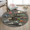 Convoy Living Room Round Mat Circle Rug Convoy Bj and the Bear