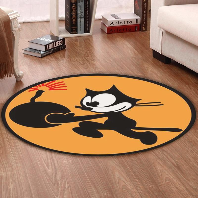 Aircraft Living Room Round Mat Circle Rug Vfa 31 Tomcatters