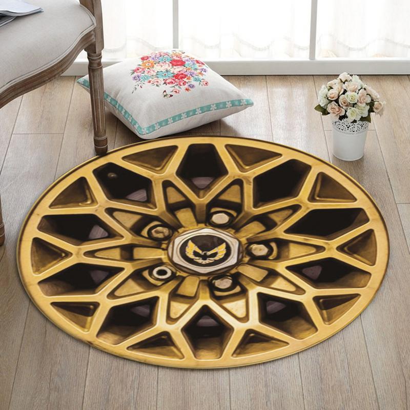 Bandit Living Room Round Mat Circle Rug Trans Am Pontiac