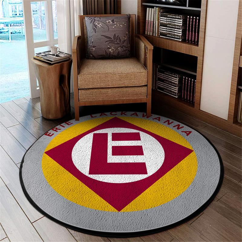 Erie Living Room Round Mat Circle Rug El Erie Lackawanna