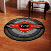 Texaspacific Living Room Round Mat Circle Rug Texas & Pacific