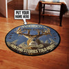 Personalized Deer Camp Hunting Stories Told Here Living Room
