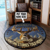 Personalized Deer Camp Hunting Stories Told Here Living Room