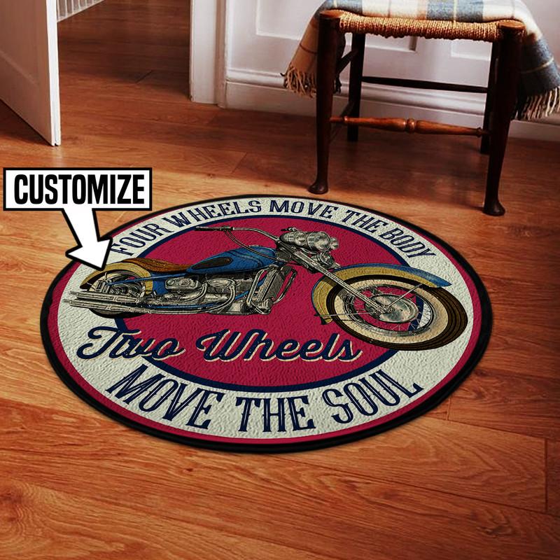 Personalized Four Wheels Move the Body Two Wheels Move the Soul