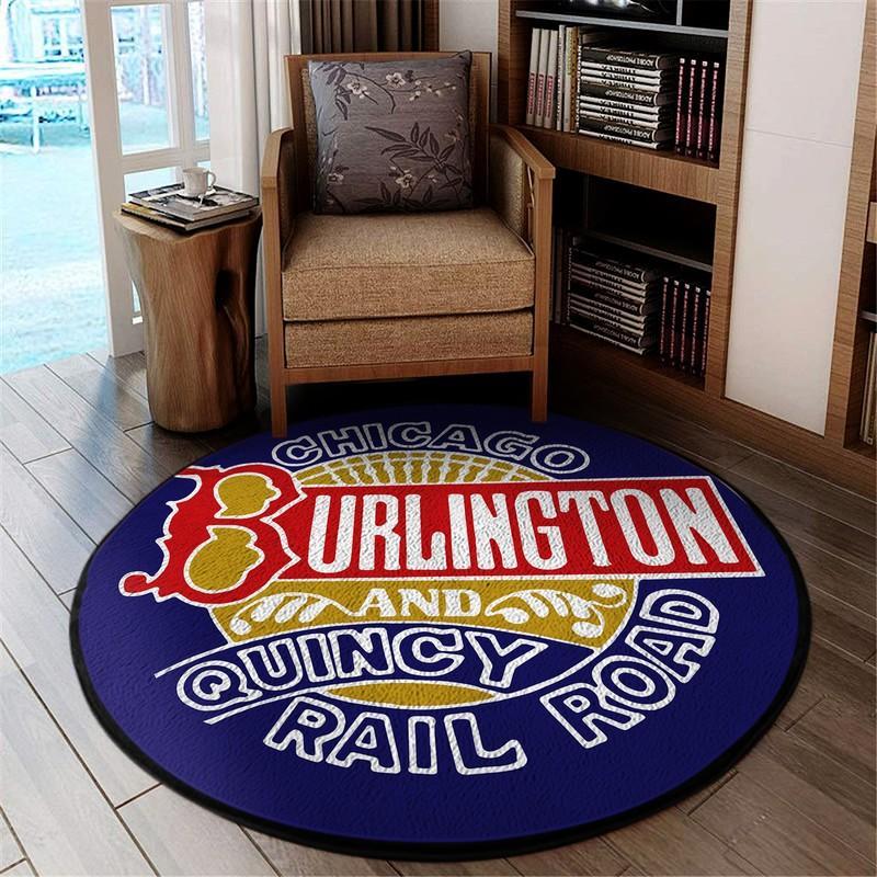 Cbqrr Living Room Round Mat Circle Rug Chicago