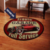 Personalize Vintage Custom Car Living Room Round Mat Circle Rug