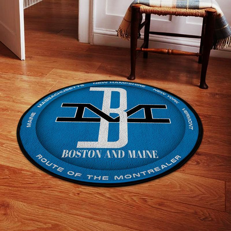 Bostonmaine Living Room Round Mat Circle Rug Bm Boston & Maine
