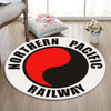 Northern Living Room Round Mat Circle Rug Northern Pacific