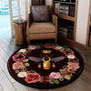 Queen Bee Living Room Round Mat Circle Rug 05504