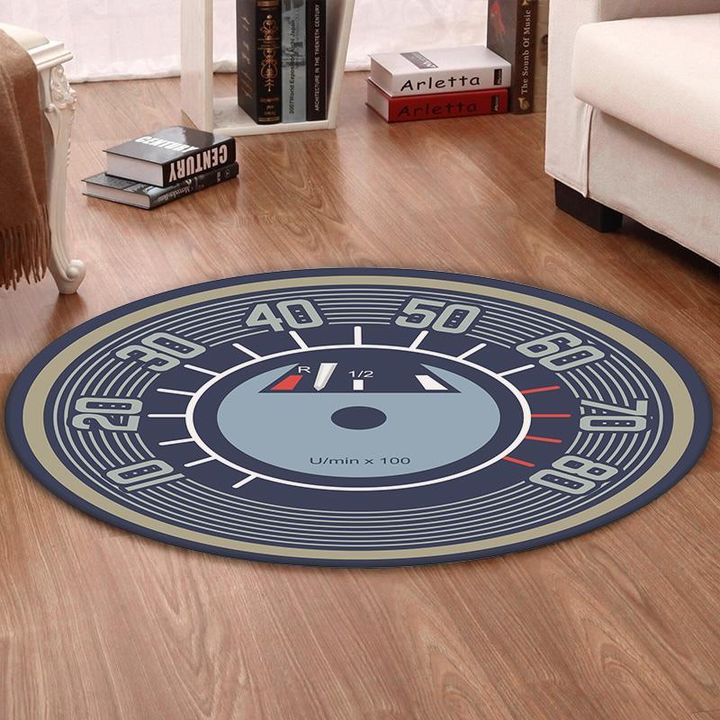 Beetles Living Room Round Mat Circle Rug Volkswagen Beetle 03372