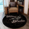 Tattoo Studio Living Room Round Mat Circle Rug 05815