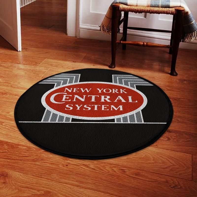 Ncr Living Room Round Mat Circle Rug New York Central Railroad