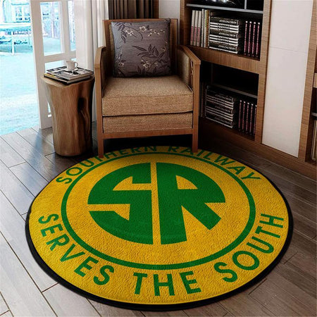 Southern Living Room Round Mat Circle Rug Sou Southern Railway