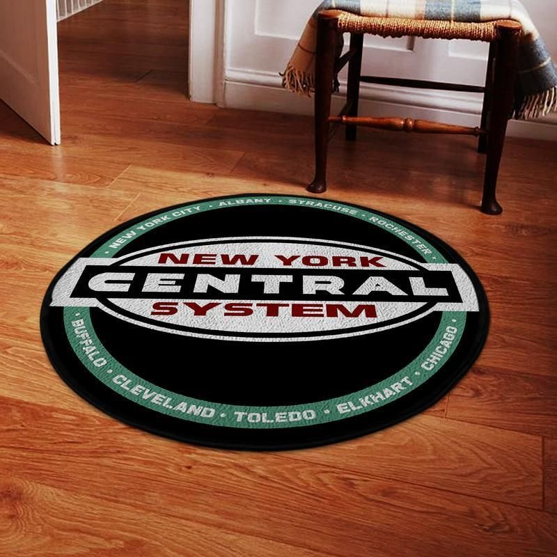 Ncr Living Room Round Mat Circle Rug New York Central Railroad