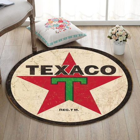 Texaco Living Room Round Mat Circle Rug 05109