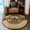 Borr Living Room Round Mat Circle Rug Baltimore Ohio Railroad