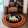 Jcrr Living Room Round Mat Circle Rug Jersey Central Railroad