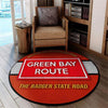 Gbrr Living Room Round Mat Circle Rug Gbw Green Bay and Western