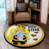 Bee Kind Living Room Round Mat Circle Rug 05501