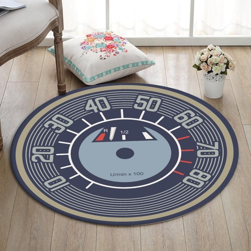 Beetles Living Room Round Mat Circle Rug Volkswagen Beetle 03372