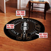 Personalized Tattoo Studio Living Room Round Mat Circle Rug 05927